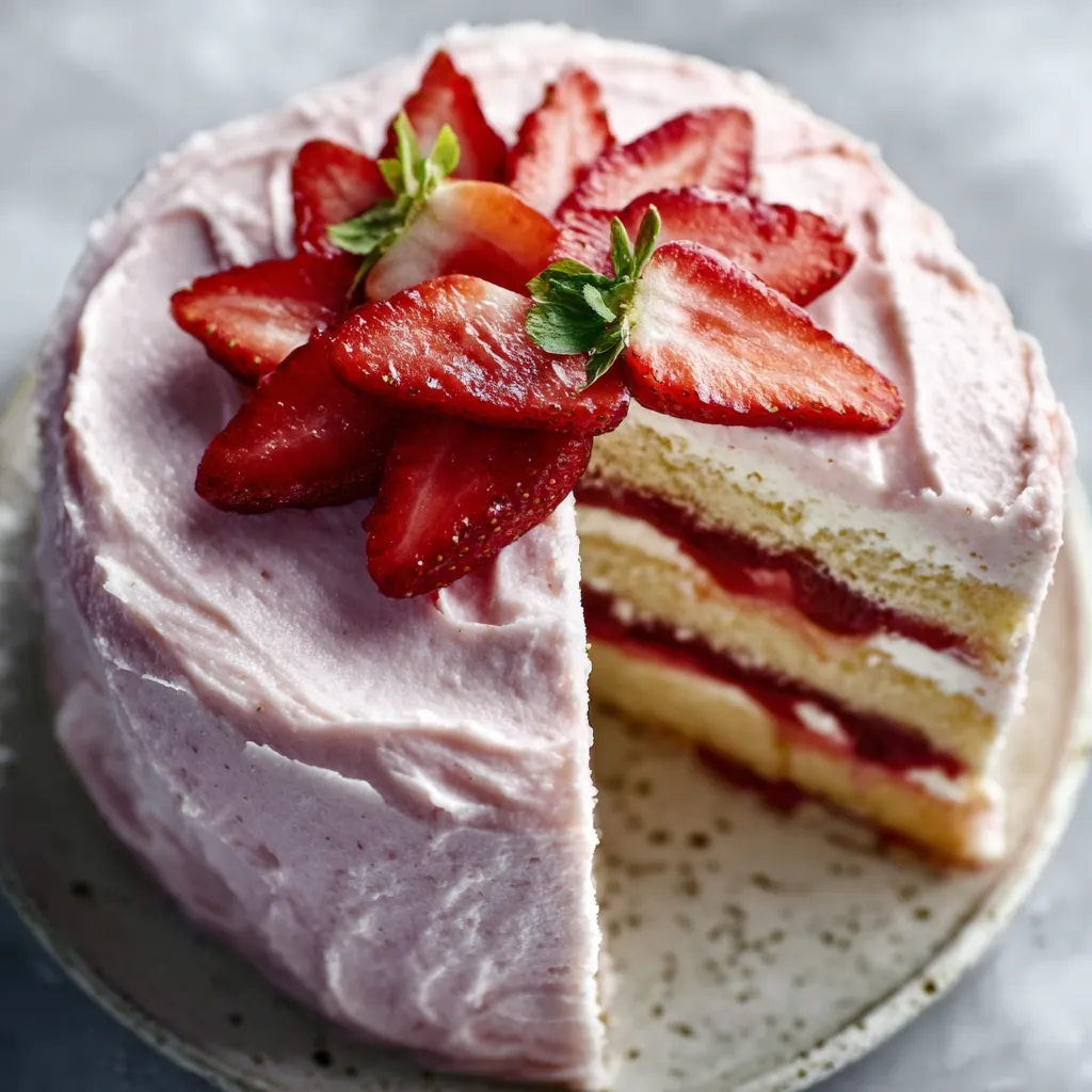SOUTHERN STRAWBERRY LAYER CAKE FROM SCRATCH Therecipesmom SOUTHERN STRAWBERRY LAYER CAKE FROM SCRATCH Therecipesmom