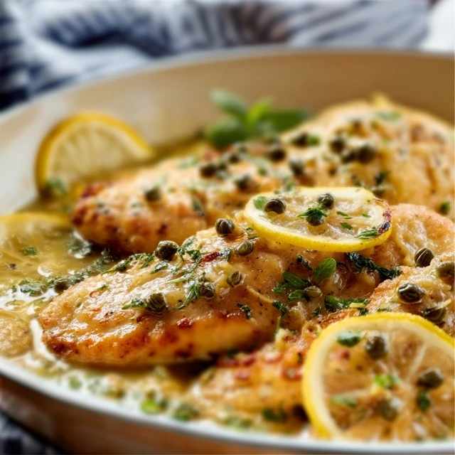 ZESTY CHICKEN PICCATA IN 20 MINUTES