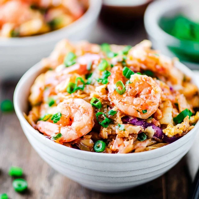 Keto Shrimp Egg Roll in a Bowl Recipe