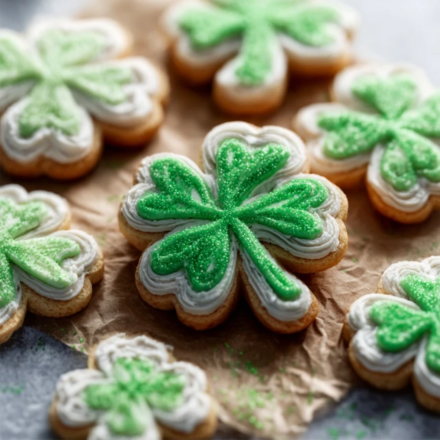 Buttery Shamrock Sugar Cookies - Fun Decorating Recipe