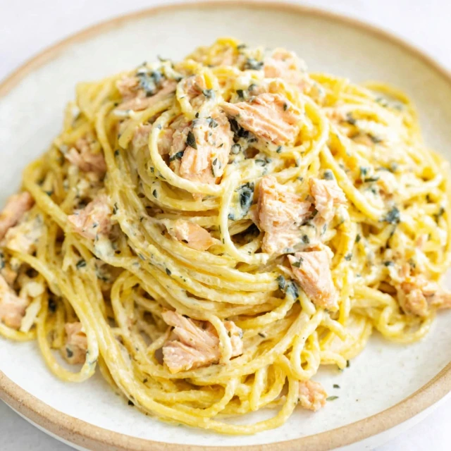 Canned Salmon Pasta Recipe
