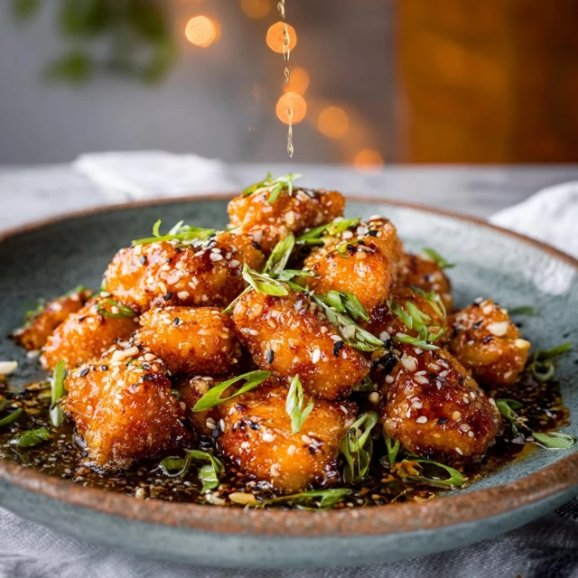 Crispy Honey Garlic Salmon Bites Recipe