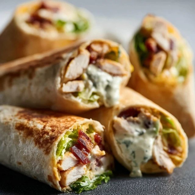 Chicken Bacon Ranch Wrap Recipe