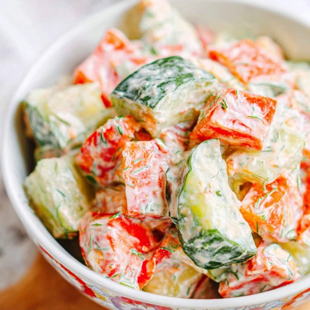 Cucumber Tomato Salad Dressing Recipe