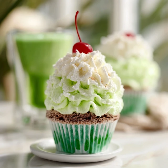 Shamrock Shake Cupcakes Recipe