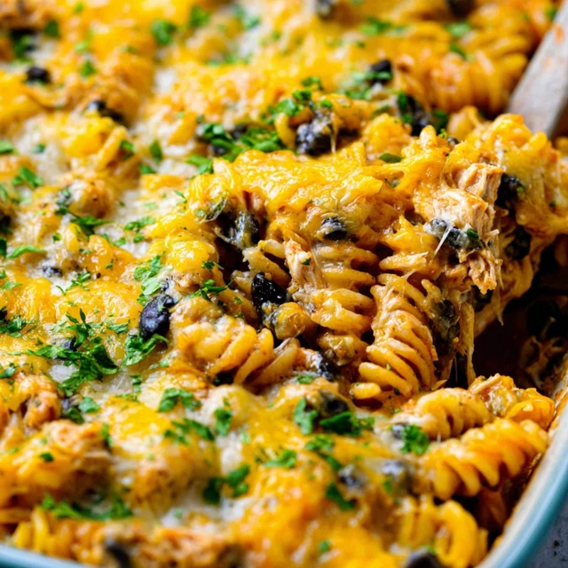 Fiesta Chicken Pasta Casserole Recipe