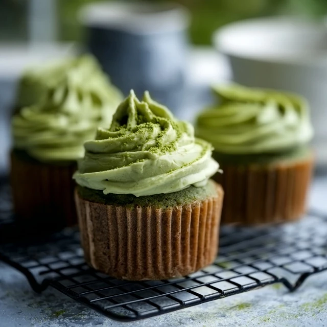 Matcha Green Tea Cupcakes Recipe