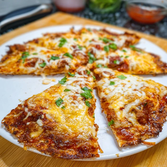 Crispy Tortilla Pizza Recipe