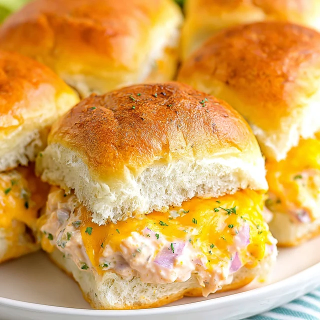 Cheesy Crack Chicken Sliders Recipe