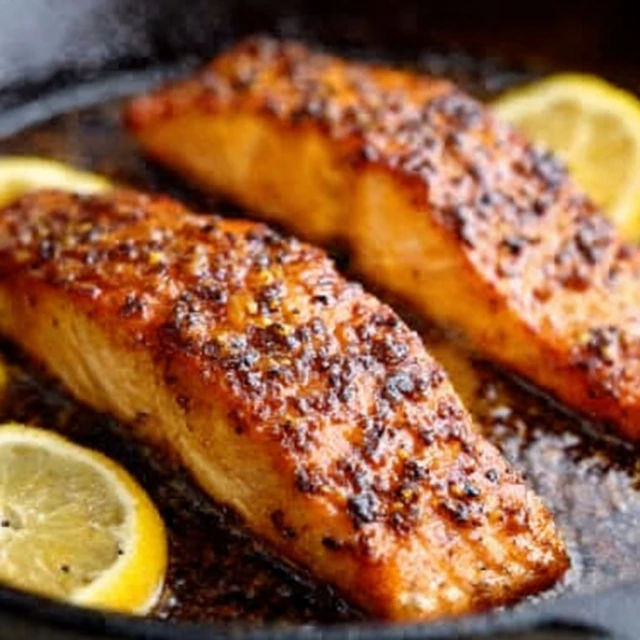 Honey Garlic Glazed Salmon Recipe