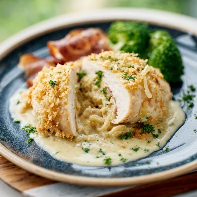 Creamy Crockpot Chicken Cordon Bleu Recipe
