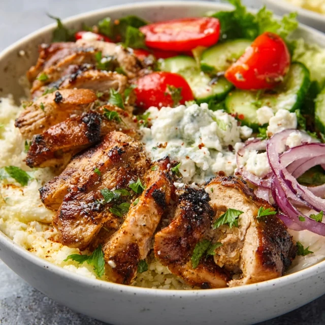 Greek Chicken Bowls Recipe