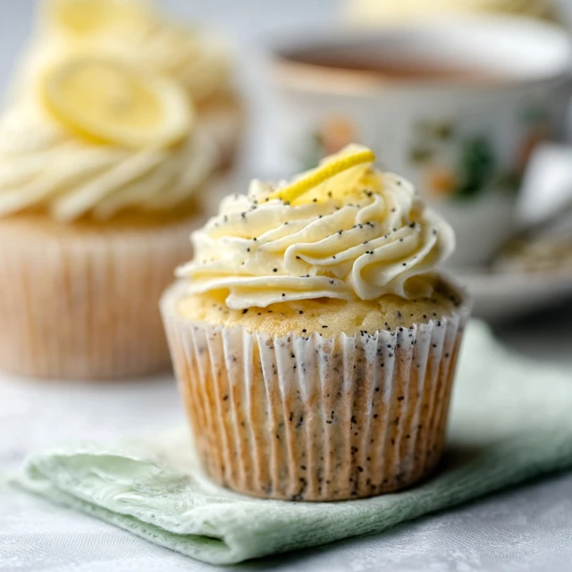 Lemon Poppy Seed Cupcakes Recipe