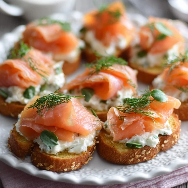 Smoked Salmon Appetizers Recipe
