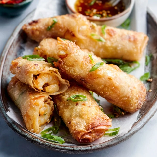Crispy Shrimp Egg Rolls Recipe