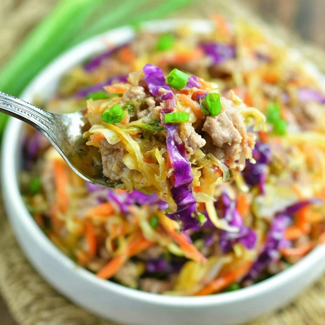 Low-Carb Egg Roll In A Bowl Recipe