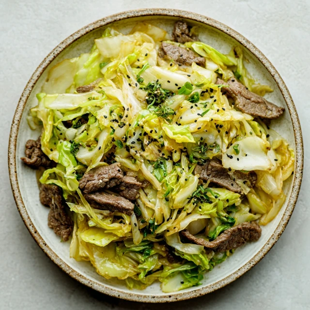 Chinese Beef and Cabbage Stir Fry Recipe