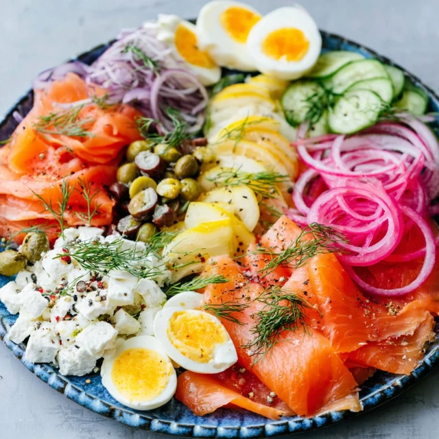 Cold Smoked Salmon Platter Recipe