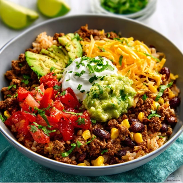 Taco Rice Bowl Recipe