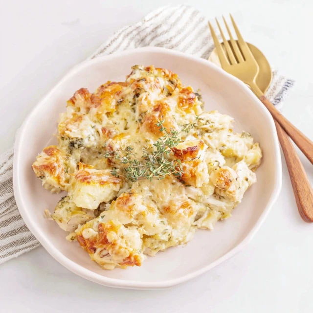 Cheesy Rotisserie Chicken Casserole Recipe