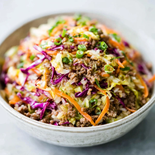 Egg Roll In A Bowl With Rice Recipe