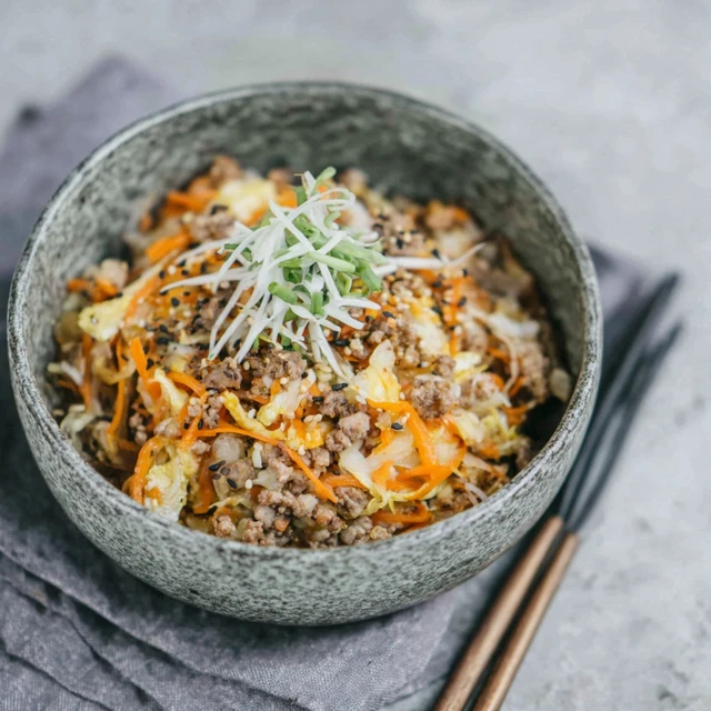 Keto Egg Roll in a Bowl Recipe