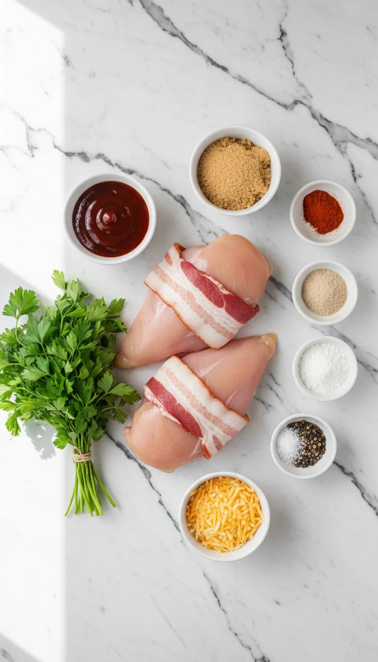 BBQ Bacon Chicken Ingredients