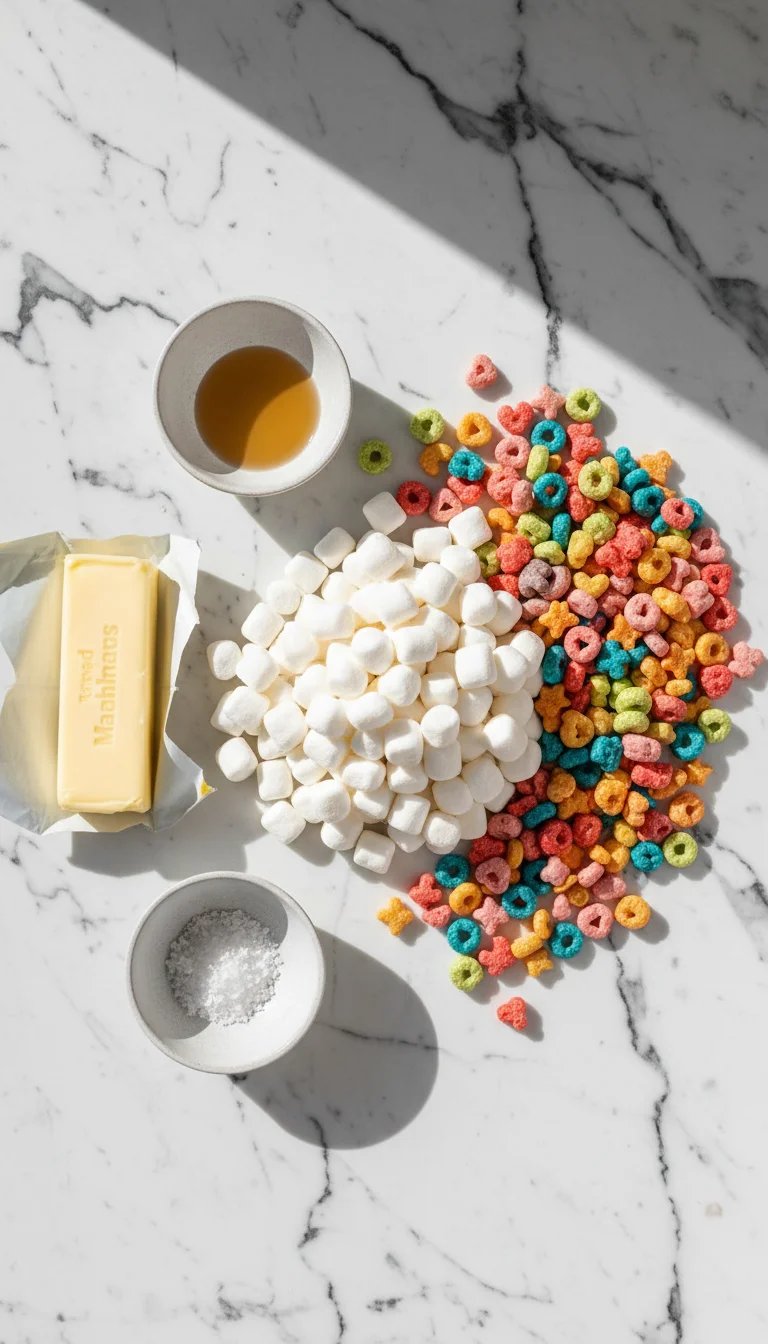 Chewy Lucky Charms Treats - Nostalgic Snack Ingredients