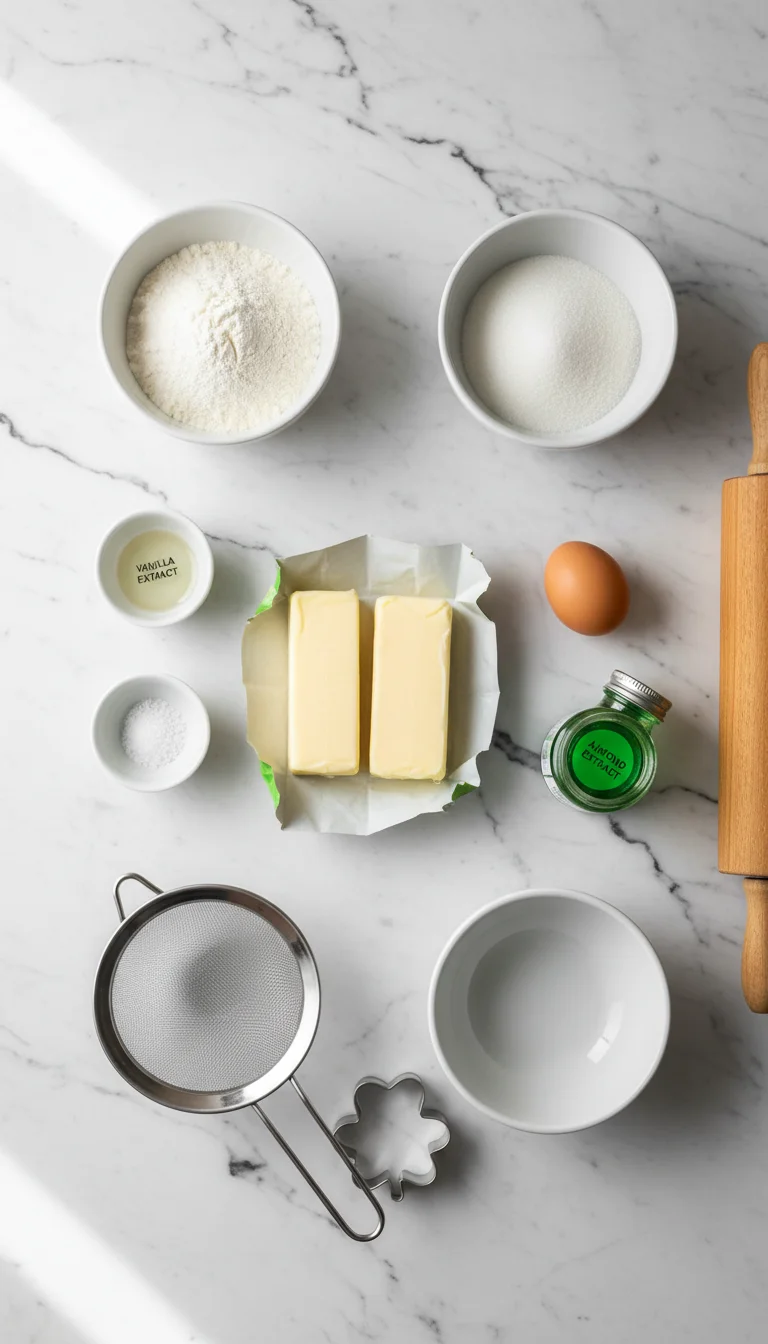 Buttery Shamrock Sugar Cookies - Fun Decorating Ingredients