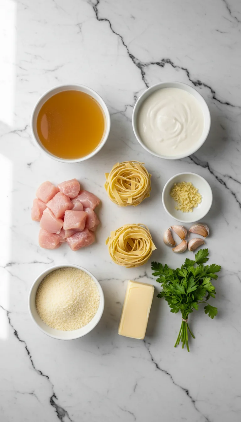 Chicken Buttered Noodles Ingredients