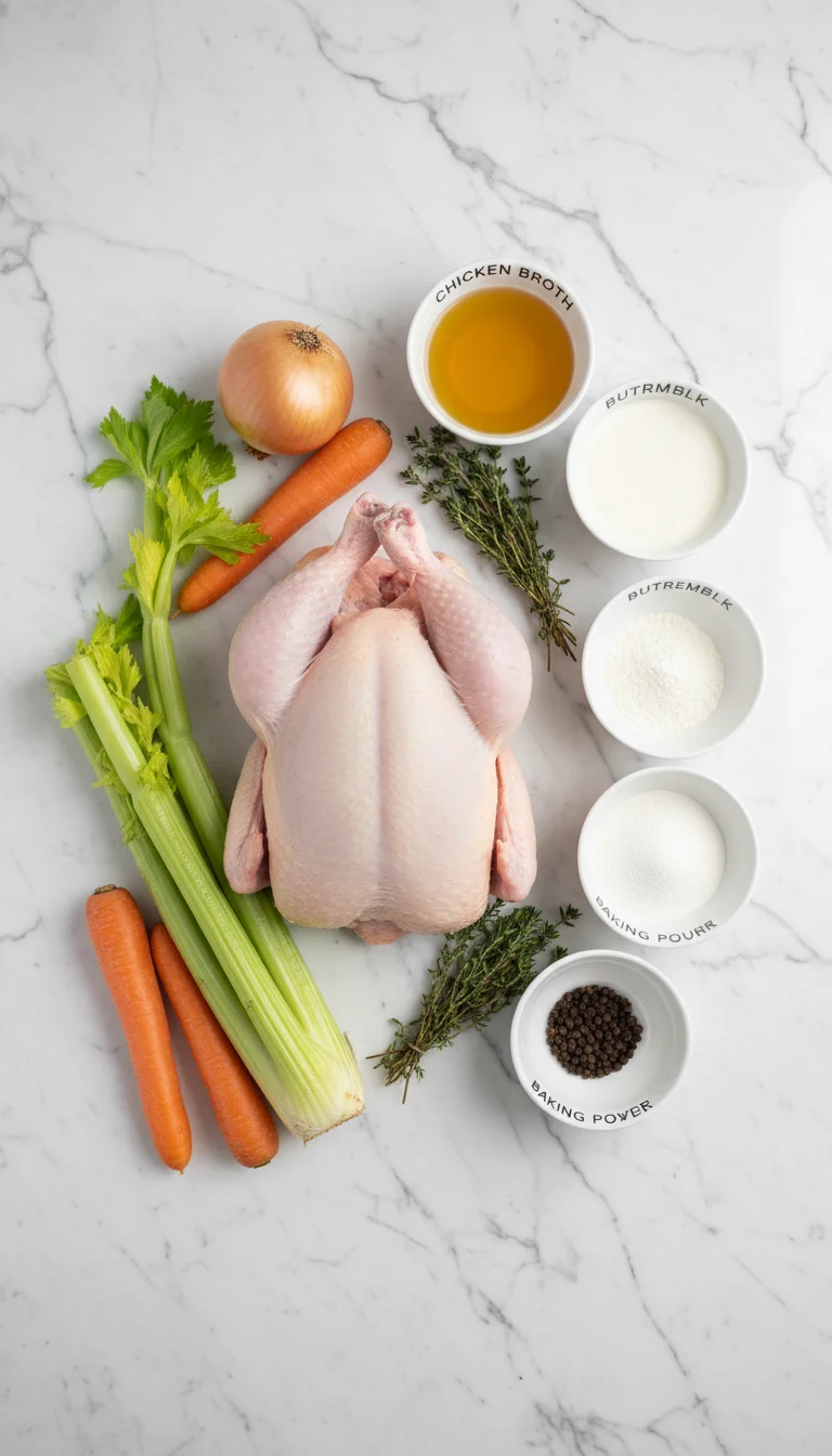 Chicken & Dumplings Ingredients
