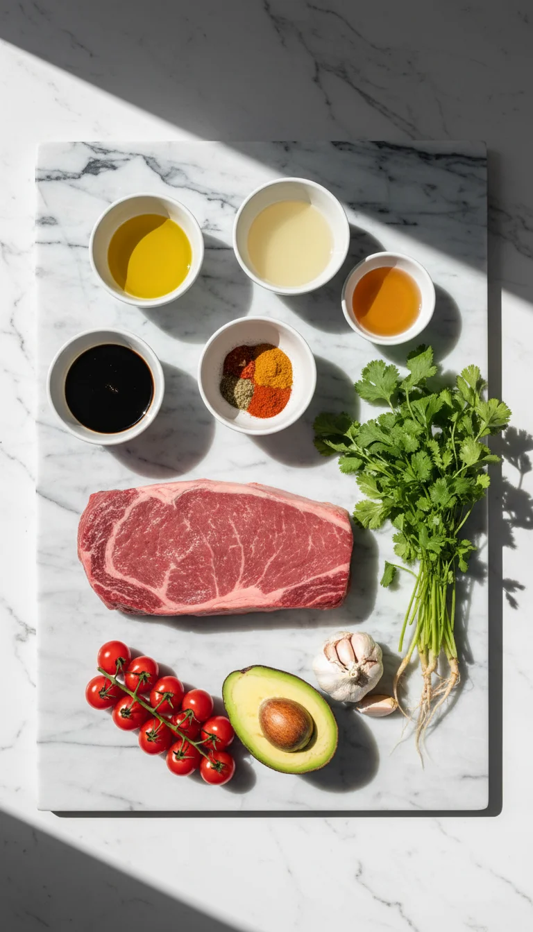 Cilantro Lime Steak Bowls Ingredients