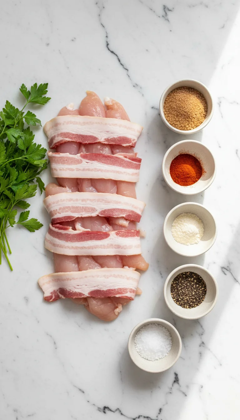 Sweet Bacon Brown Sugar Chicken Tenders Ingredients