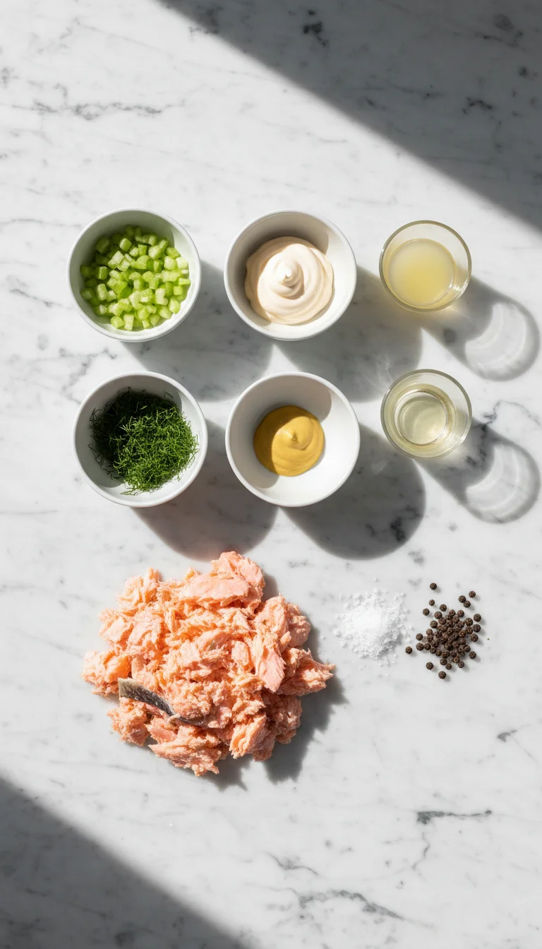 Canned Salmon Salad Ingredients