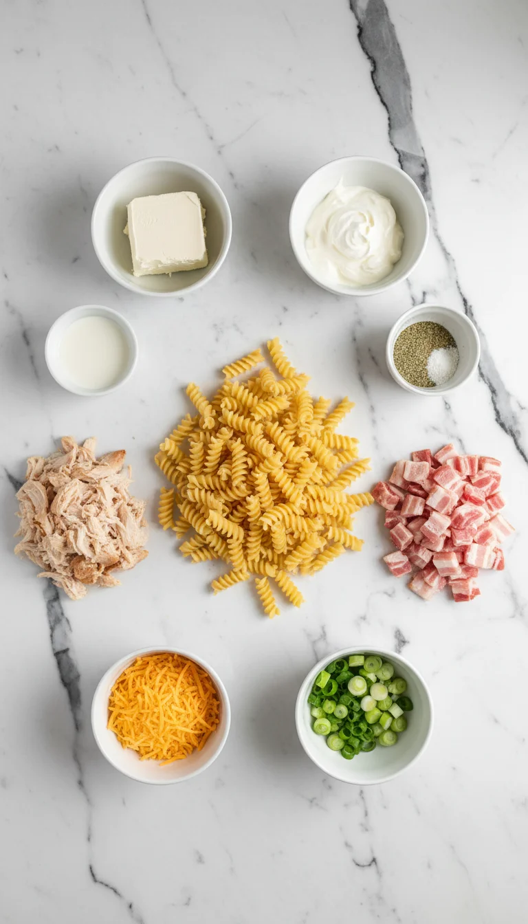 Cheesy Chicken Bacon Ranch Casserole Ingredients