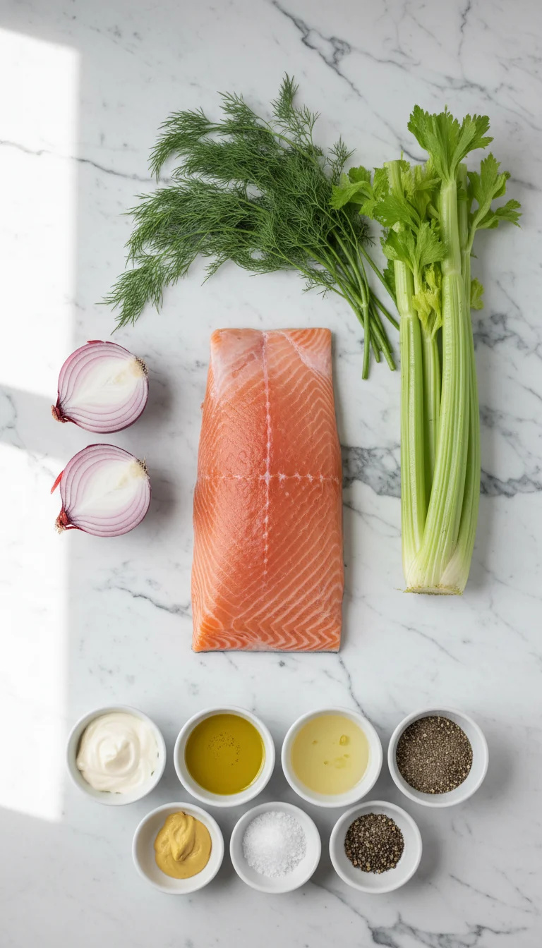 Salmon Salad Ingredients