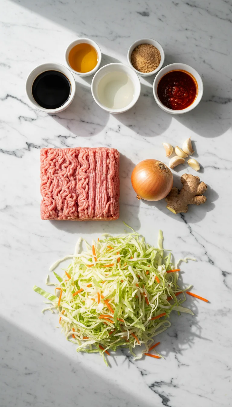 Turkey Egg Roll In A Bowl Ingredients