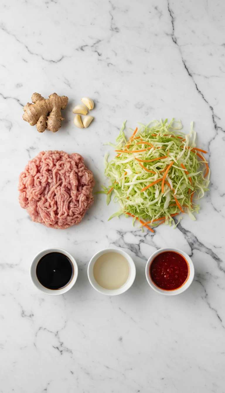 Chicken Egg Roll in a Bowl Ingredients
