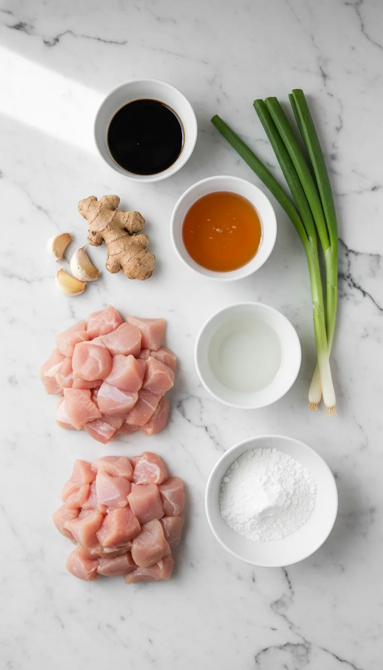 Crispy Sesame Chicken Ingredients