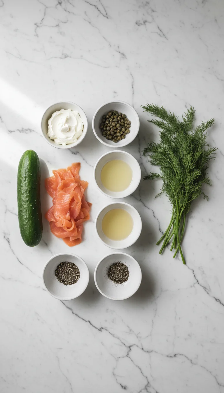 Smoked Salmon Appetizers Ingredients