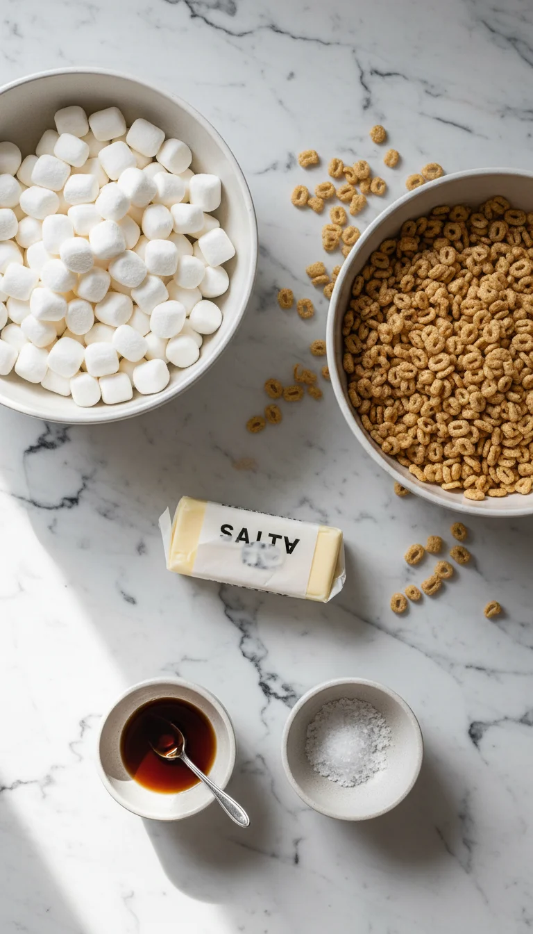 Classic Rice Krispie Treats - 3 Ingredient No Bake Ingredients