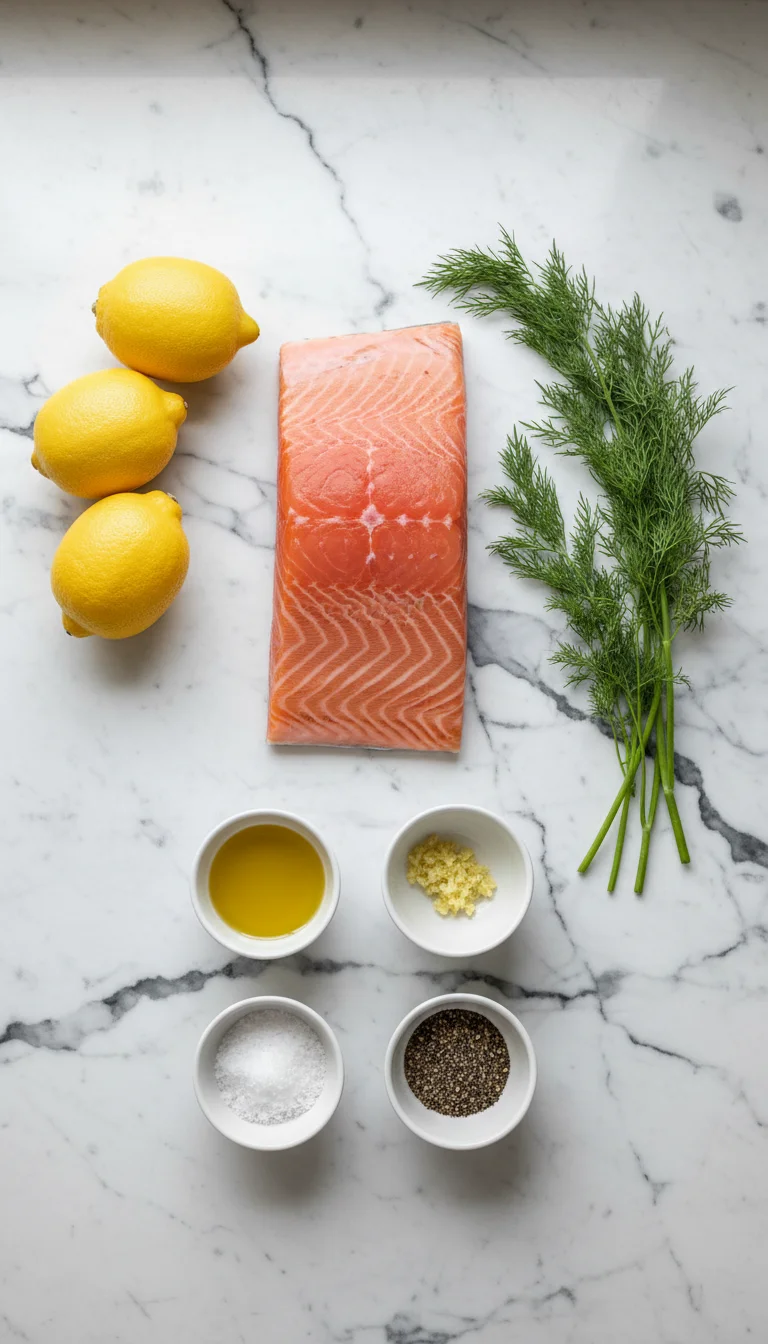 Baked Salmon Ingredients
