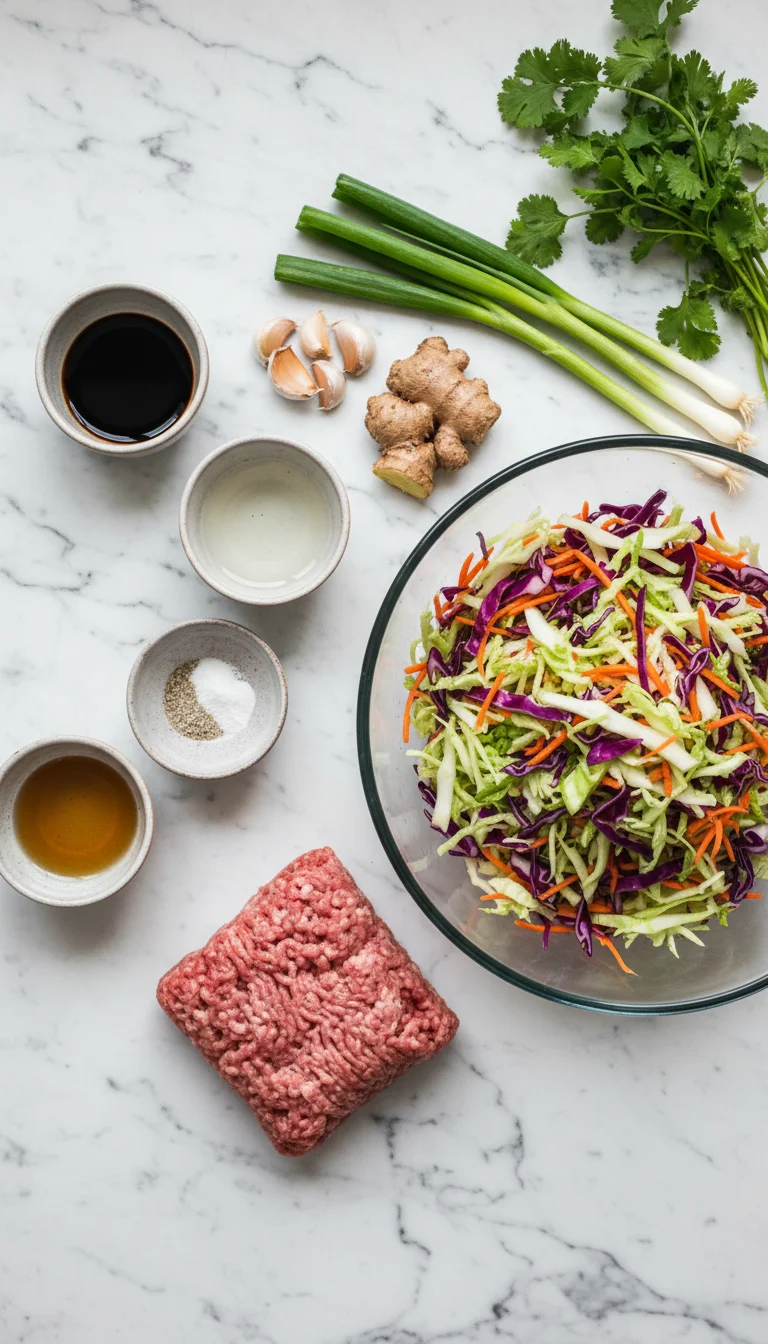 Low-Carb Egg Roll In A Bowl Ingredients