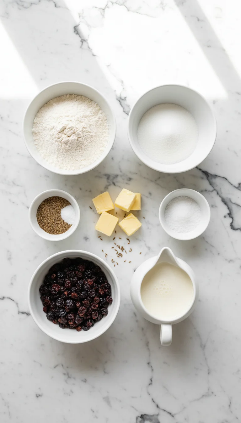 Rustic Skillet Irish Soda Bread - Crispy Crust Ingredients
