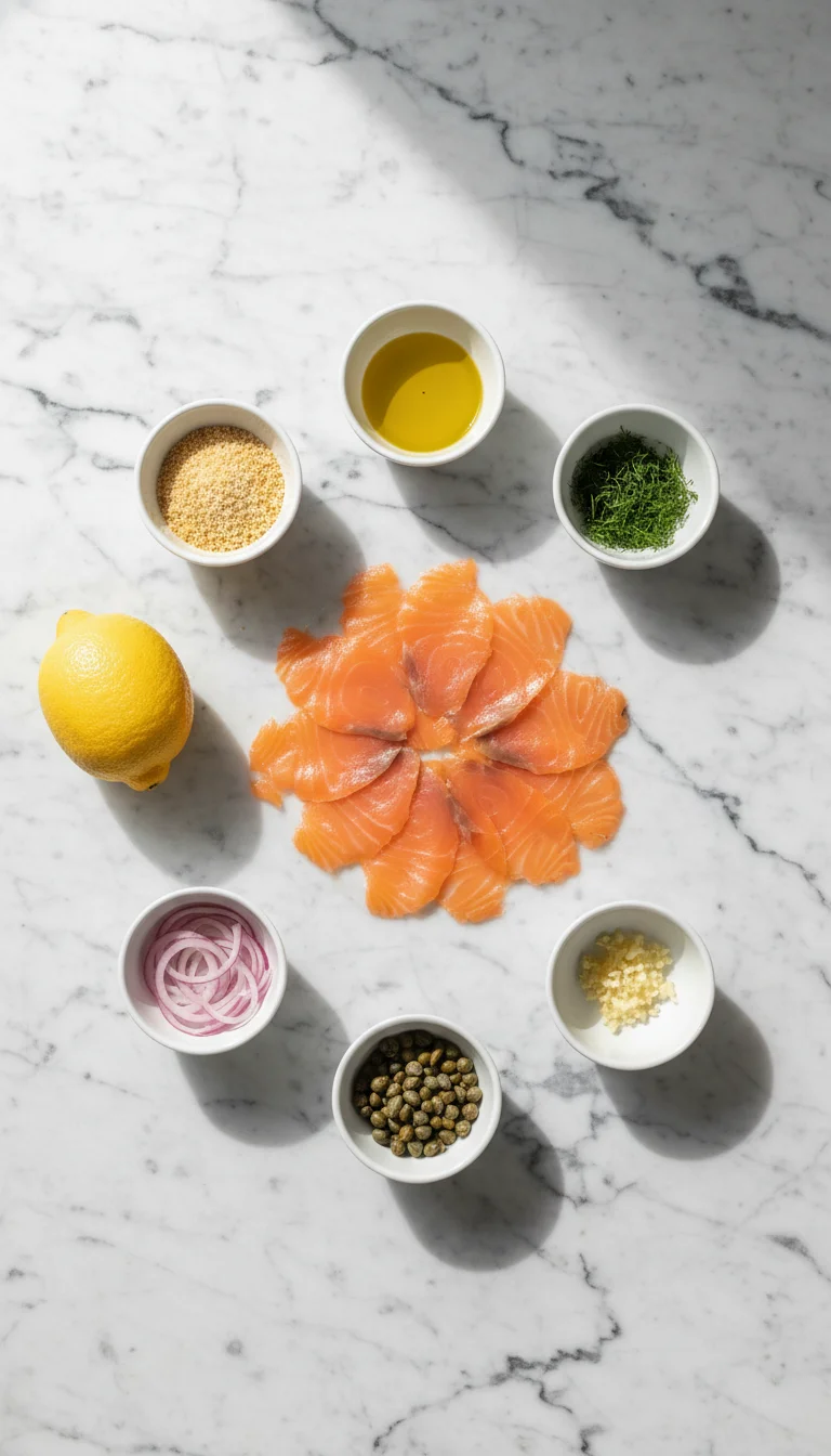 Smoked Salmon Carpaccio Ingredients