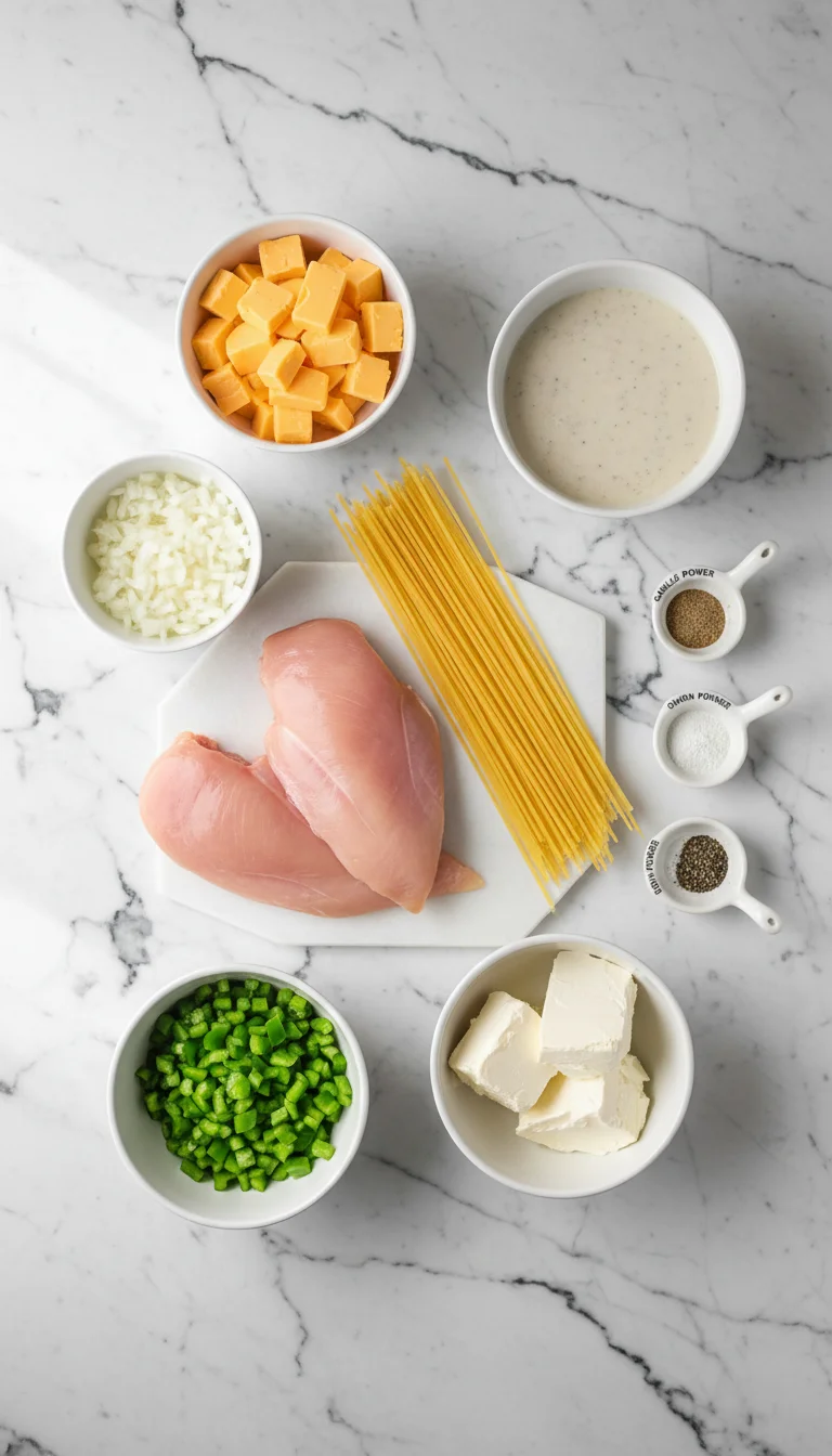 Smothered Chicken and Rice Ingredients