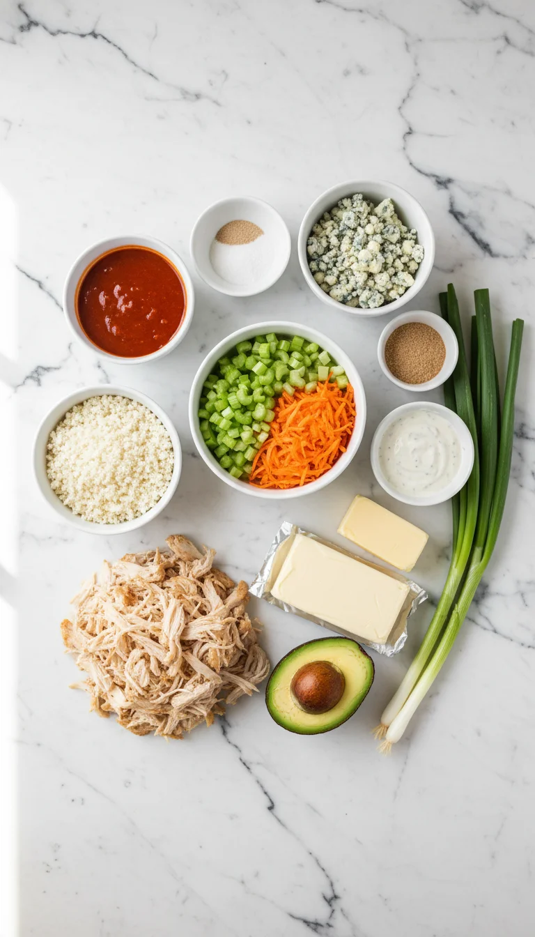 Spicy Buffalo Chicken Bowls Ingredients