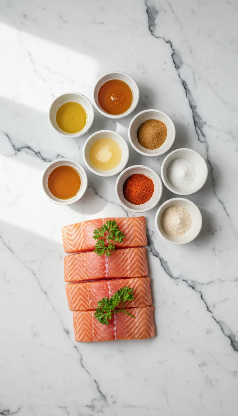 Spicy Cajun Salmon Ingredients
