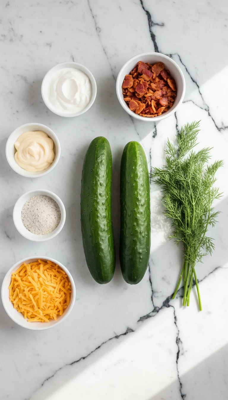 Cucumber Ranch Crack Salad Ingredients