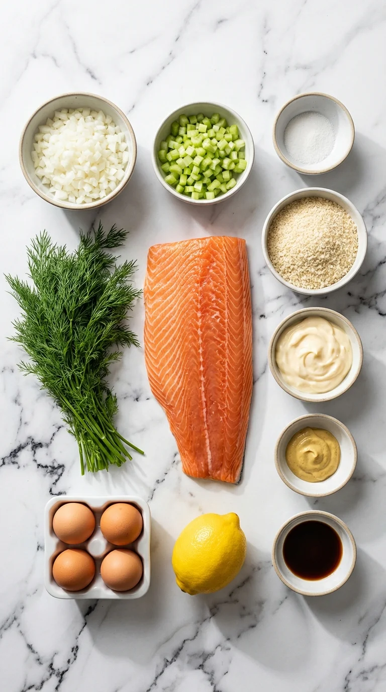 Baked Salmon Loaf Ingredients